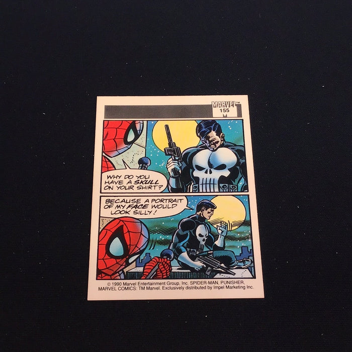 1990 Impel Marvel Universe I #155 Punisher