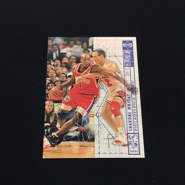 1994-95 Collector's Choice Silver Signature #391 Sharone Wright BP