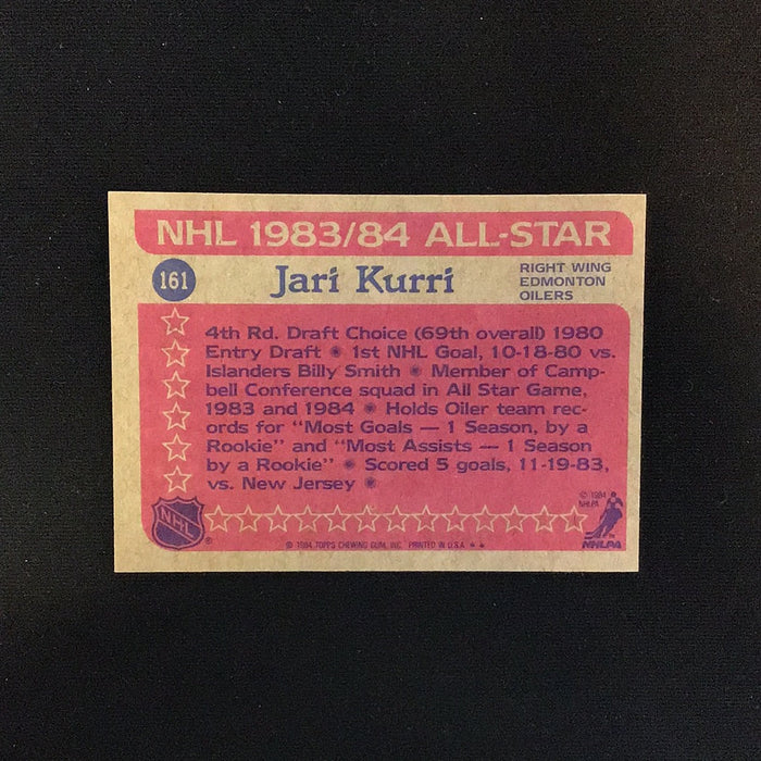 1984-85 Topps #161 Jari Kurri AS