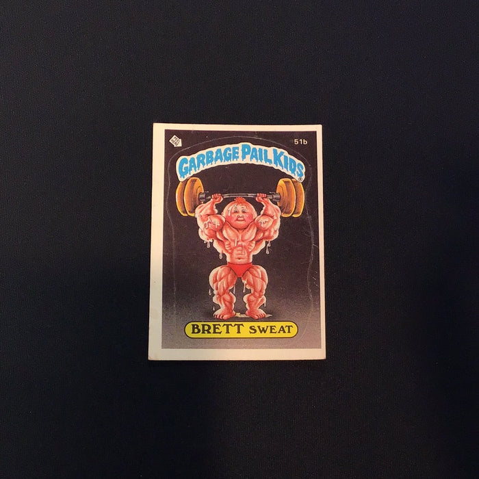 1985 Topps Garbage Pail Kids #51b Brett Sweat