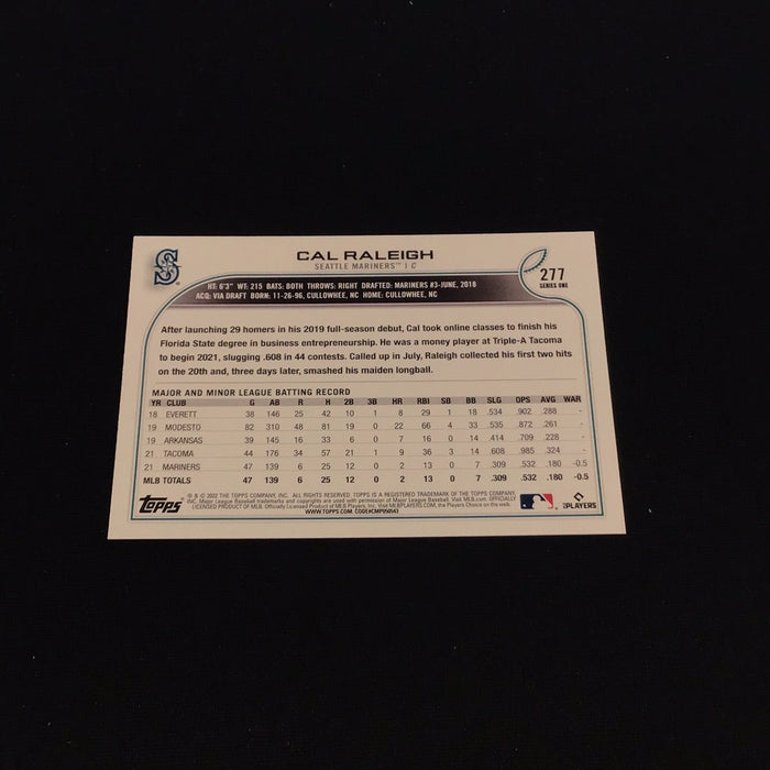 2022 Topps #277 Cal Raleigh RC