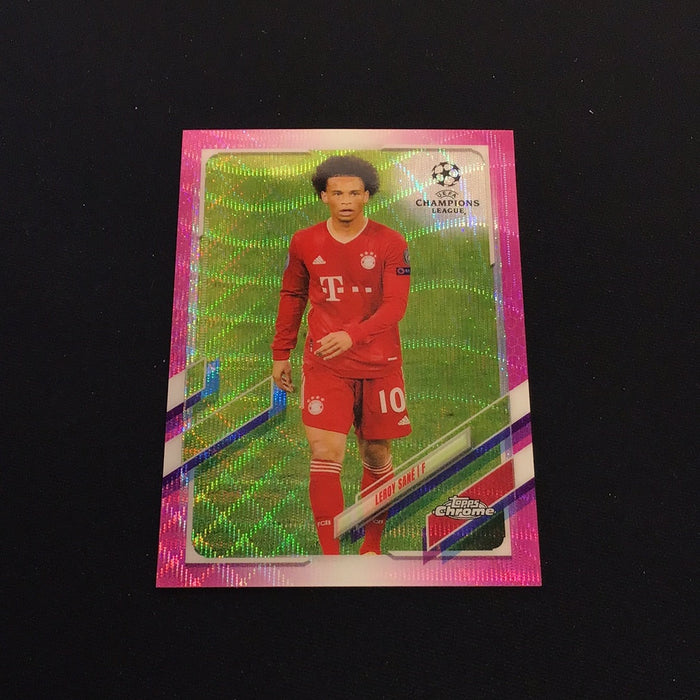 2020-21 Topps Chrome UEFA Champions League Pink Refractors #62 Leroy Sane