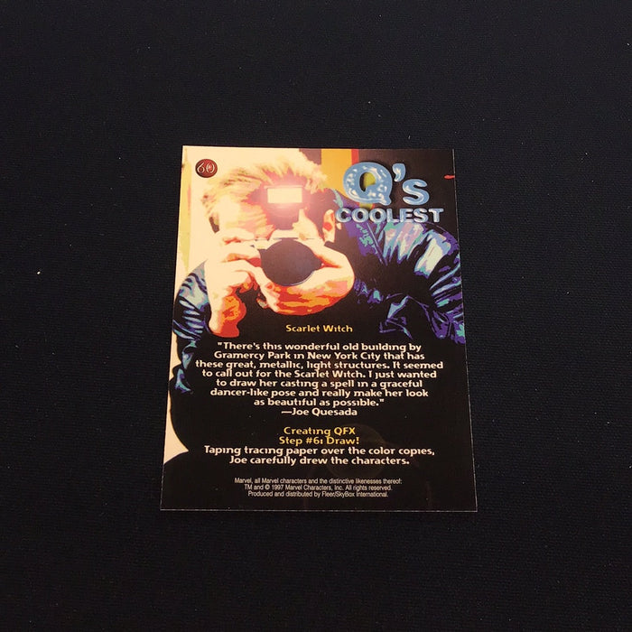 1997 Fleer SkyBox Marvel Premium QFX #60 Scarlet Witch