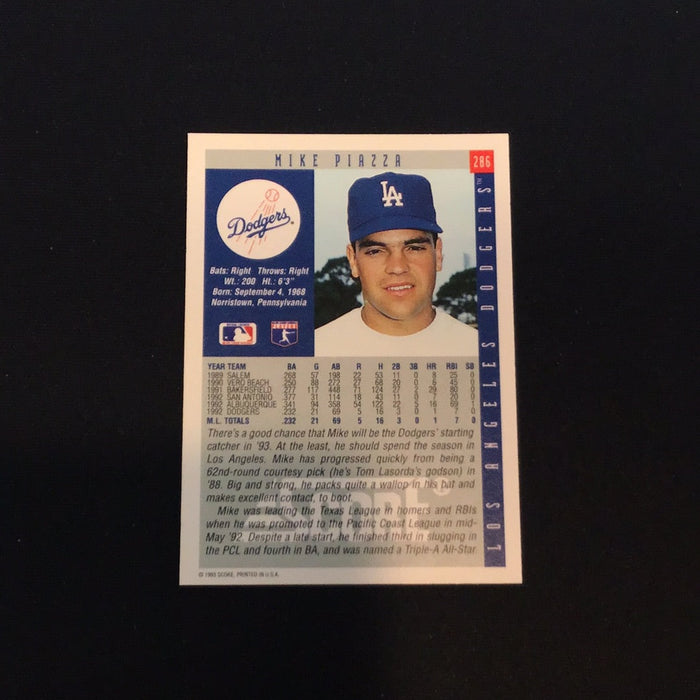 1993 Score #286 Mike Piazza