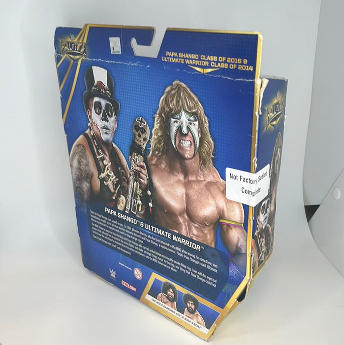 WWE Elite Hall of Fame Papa Shango & Ultimate Warrior (2 Pack)