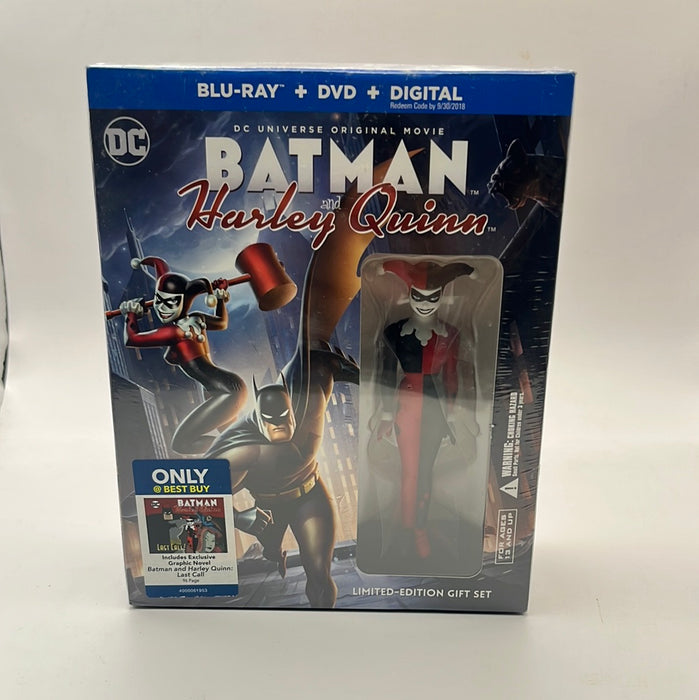 Batman and Harley Quinn Blu Ray Limited Edition (With Figure)