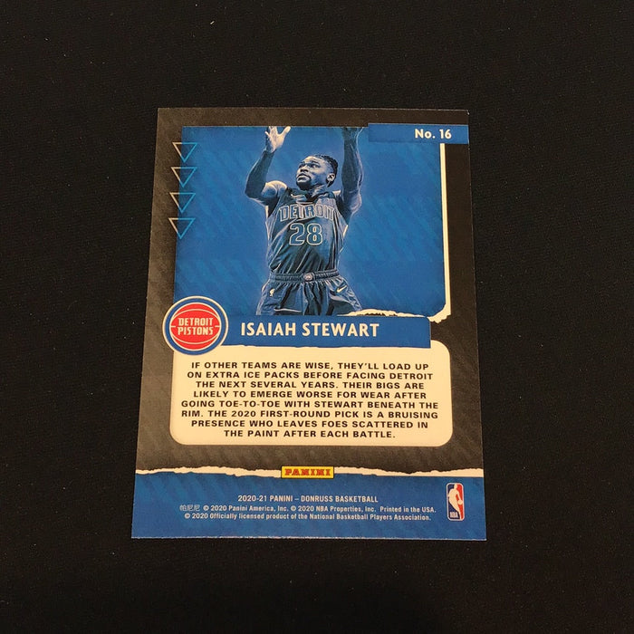 2020-21 Donruss Great X-Pectations #16 Isaiah Stewart