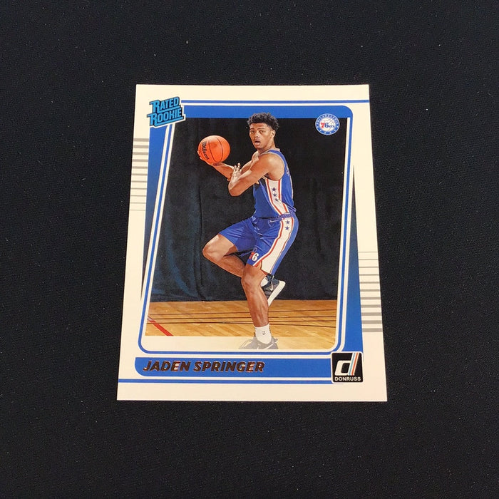 2021-22 Donruss #247 Jaden Springer RR RC