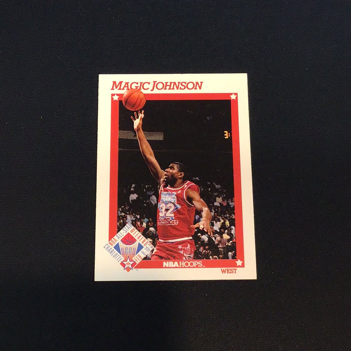 1991-92 Hoops #266 Magic Johnson AS