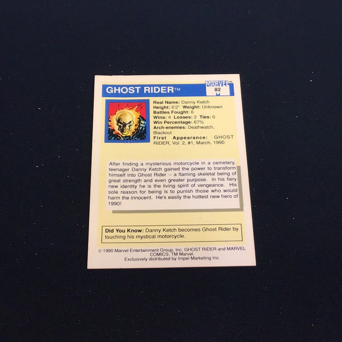 1990 Impel Marvel Universe I #82 Ghost Rider