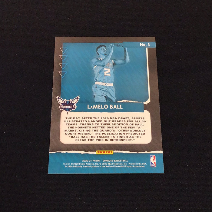 2020-21 Donruss Great X-Pectations #3 LaMelo Ball