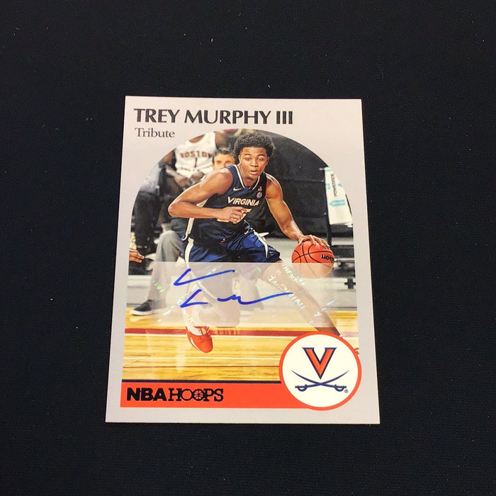 2021-22 Panini Chronicles Draft Picks Hoops Retro Autographs Black #4 Trey Murphy III