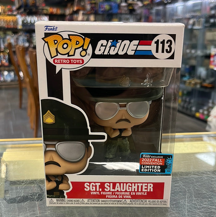 POP Retro Toys: GI Joe - Sgt. Slaughter [2022 Fall Con Excl]
