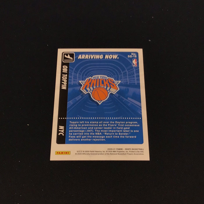 2020-21 Hoops Arriving Now Winter Holo #18 Obi Toppin