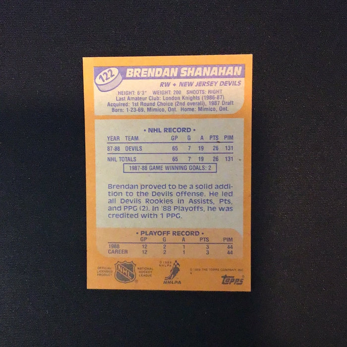 1988-89 Topps #122 Brendan Shanahan RC