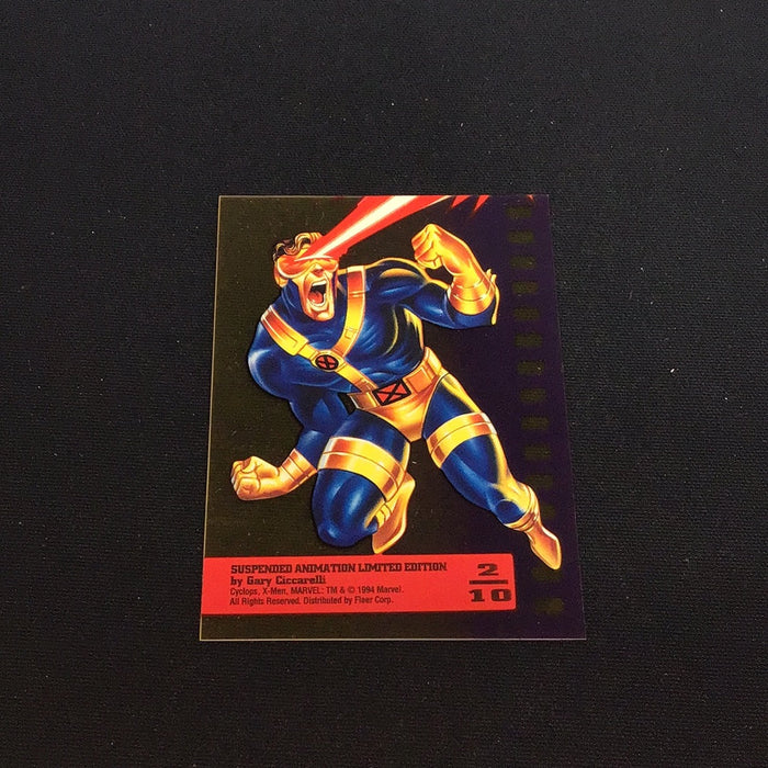1995 Fleer Ultra X-Men Suspended Animation Cells #02 Cyclops