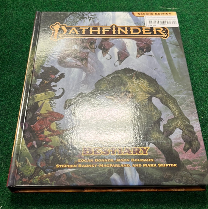 Pathfinders 2nd Edition Bestiary HC