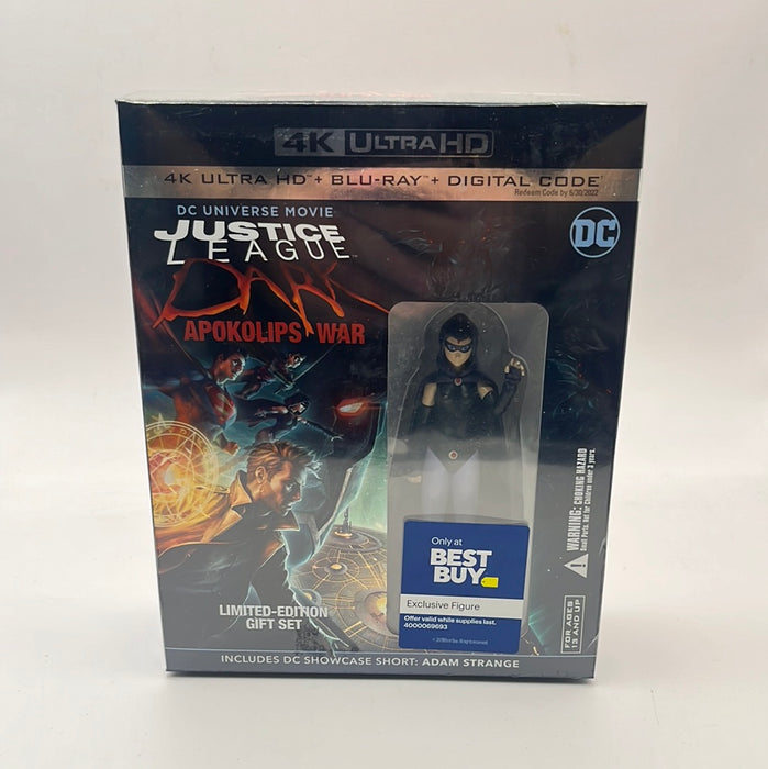 Justice League Dark Apokolips War Blu Ray (With Figure)