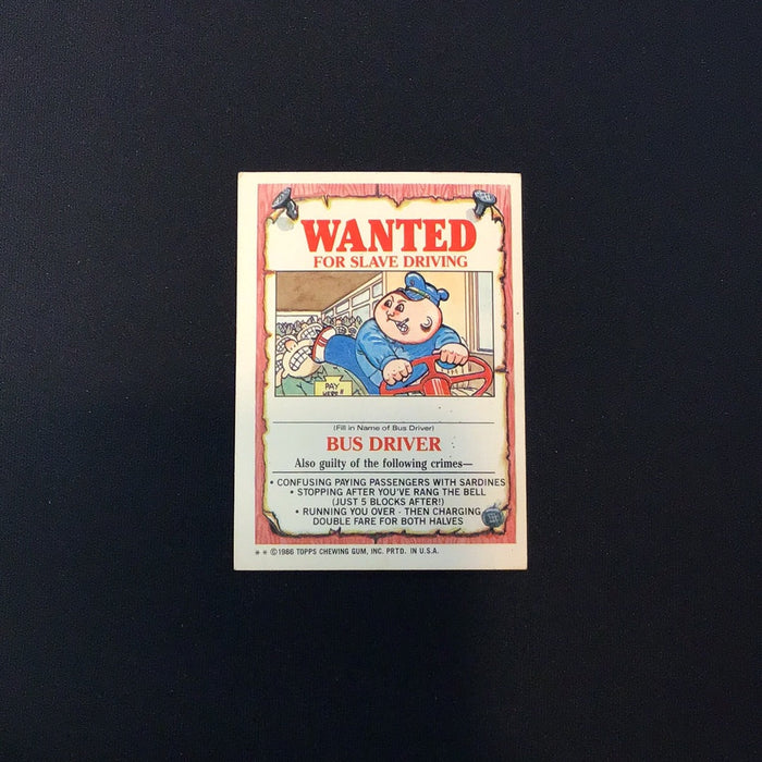 1986 Topps Garbage Pail Kids #145b Crushed Shelly