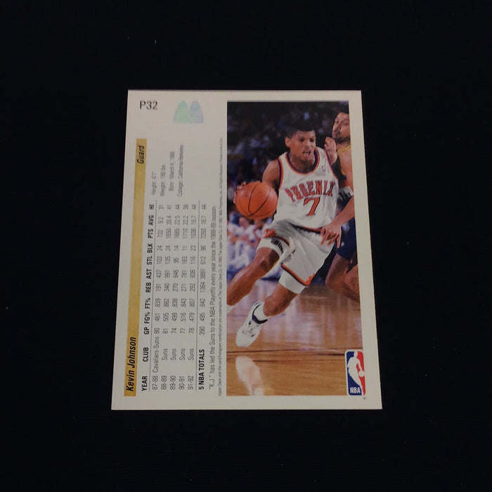 1992-93 Upper Deck McDonald's #P32 Kevin Johnson
