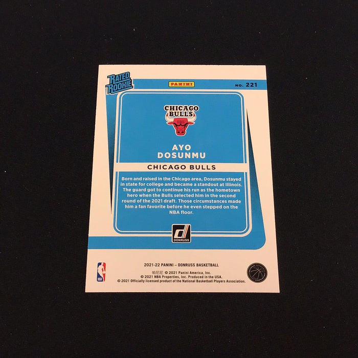 2021-22 Donruss #221 Ayo Dosunmu RR RC