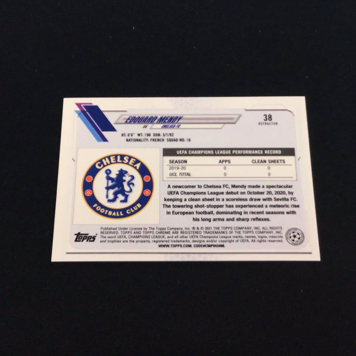 2020-21 Topps Chrome UEFA Champions League Refractors #38 Edouard Mendy