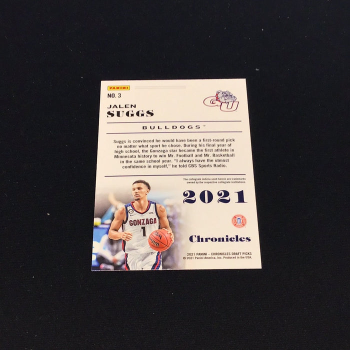 2021-22 Panini Chronicles Draft Picks Pink #3 Jalen Suggs