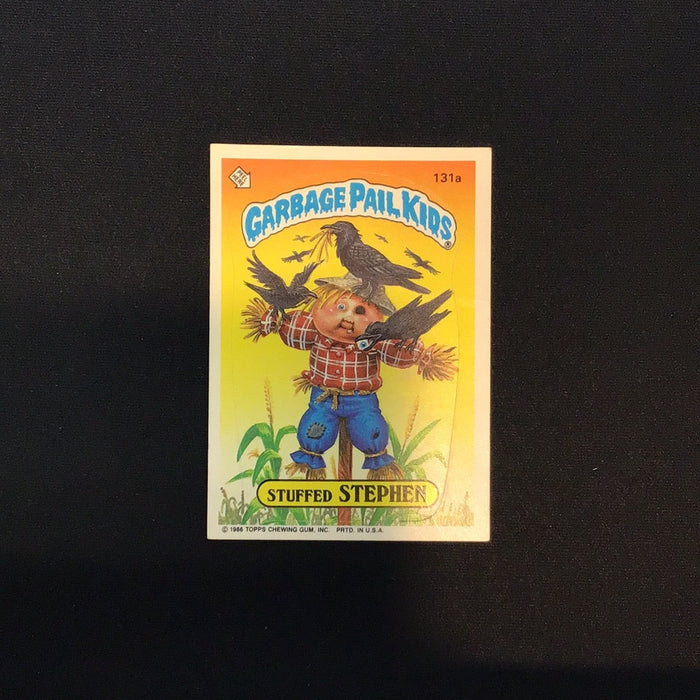 1986 Topps Garbage Pail Kids #131a Stuffed Stephen