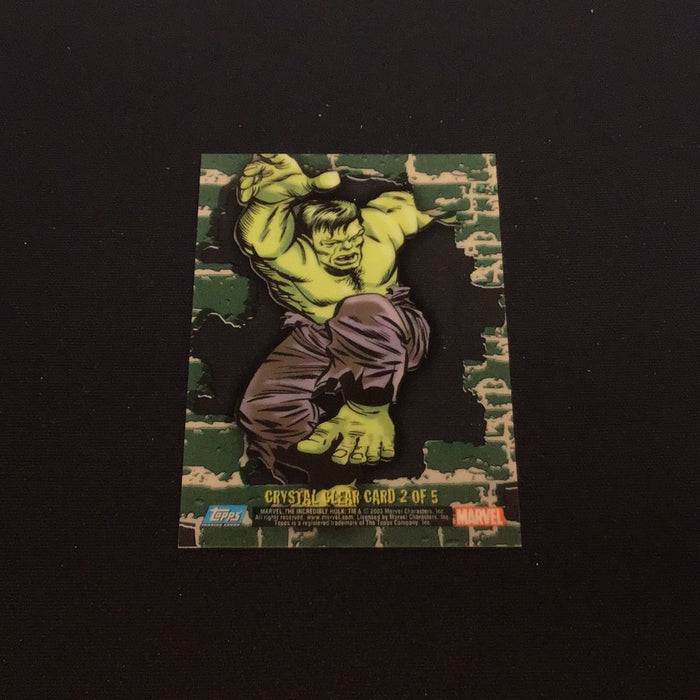 2003 Incredible Hulk Crystal Clear #2 The Incredible Hulk
