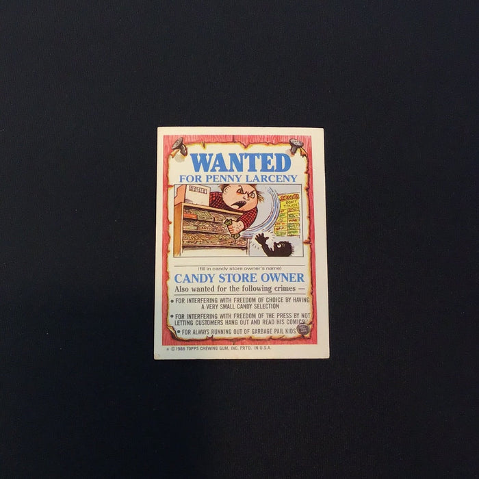 1986 Topps Garbage Pail Kids #100a Ali Gator