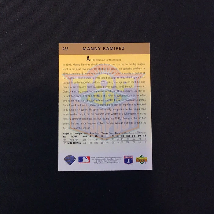 1993 Upper Deck #433 Manny Ramirez