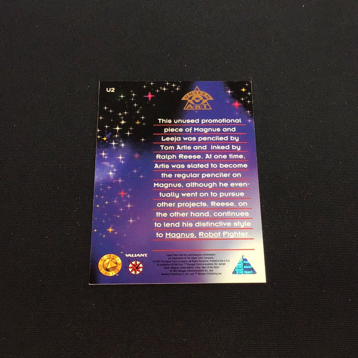 1993 Upper Deck Valiant Era Foil Art #U2 Magnus and Leeja/Tom Artis, Ralph Reese