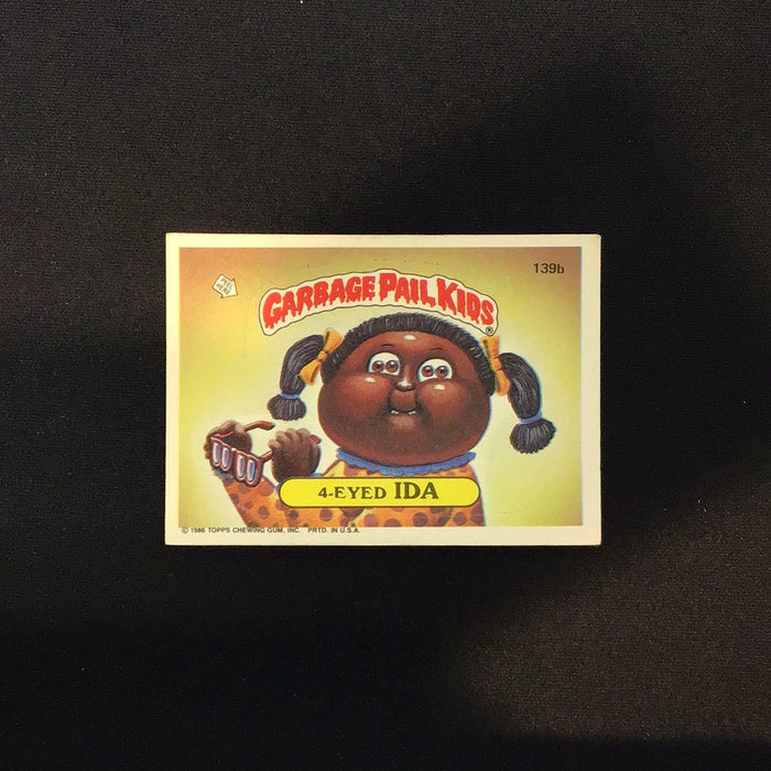 1986 Topps Garbage Pail Kids #139b 4-Eyed Ida