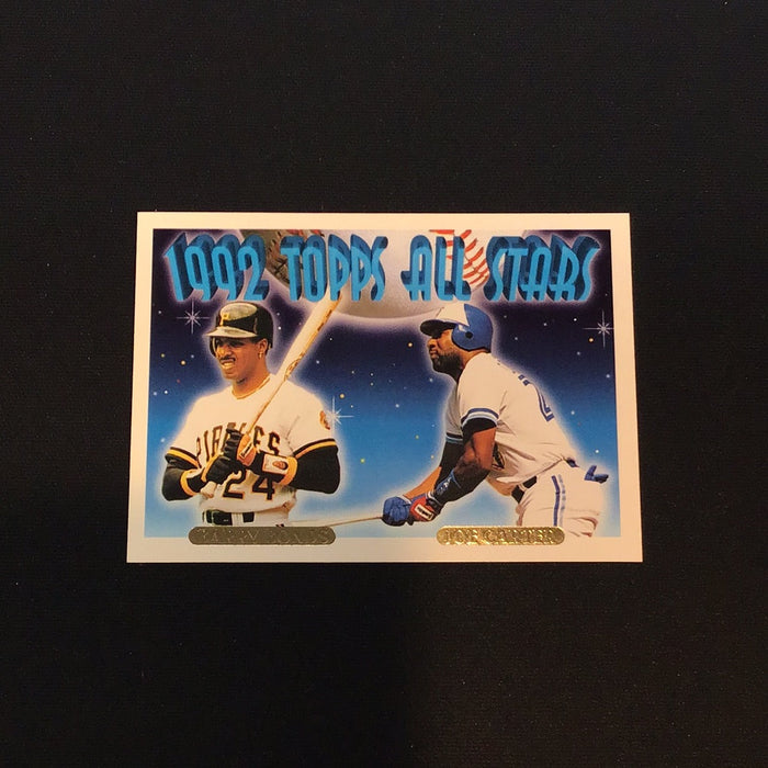 1993 Topps Gold #407 B.Bonds/J.Carter AS