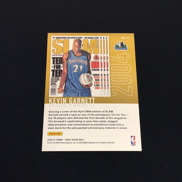 2020-21 Hoops SLAM #11 Kevin Garnett