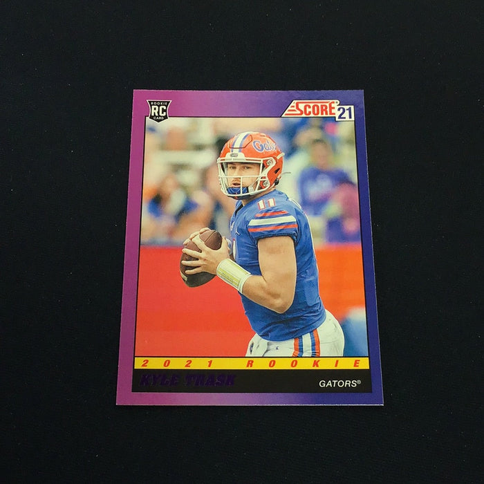 2021 Score '91 Throwback Rookies Purple #10 Kyle Trask