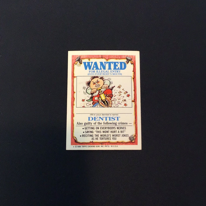 1986 Topps Garbage Pail Kids #98a Charlotte Web