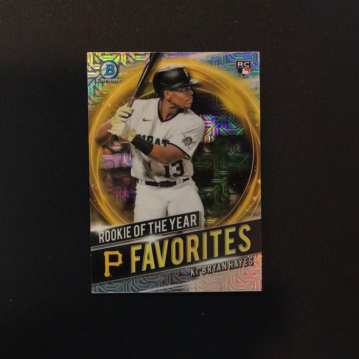 2021 Bowman Chrome Rookie of the Year Favorites Refractors #RRYKH Ke'Bryan Hayes