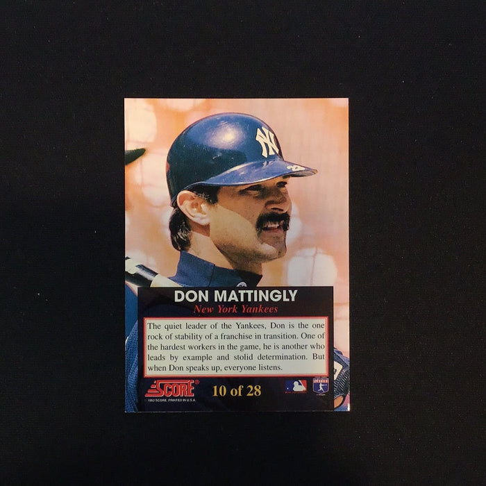 1993 Score Franchise #10 Don Mattingly