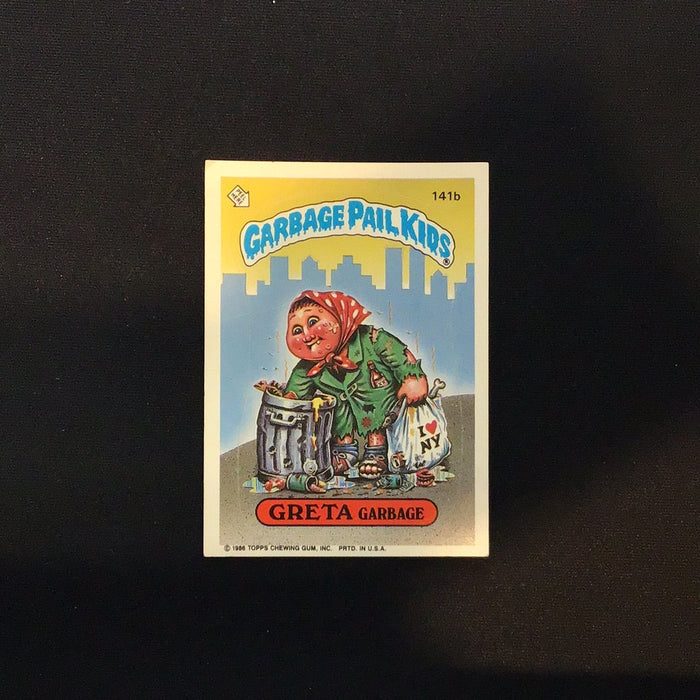 1986 Topps Garbage Pail Kids #141b Greta Garbage