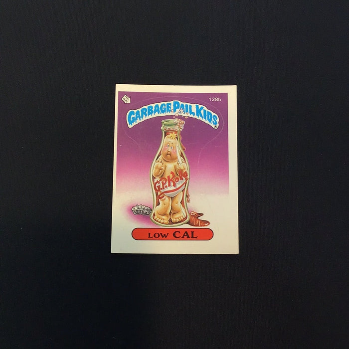 1986 Topps Garbage Pail Kids #128b Low Cal