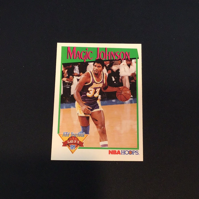 1991-92 Hoops #321 Magic Johnson YB