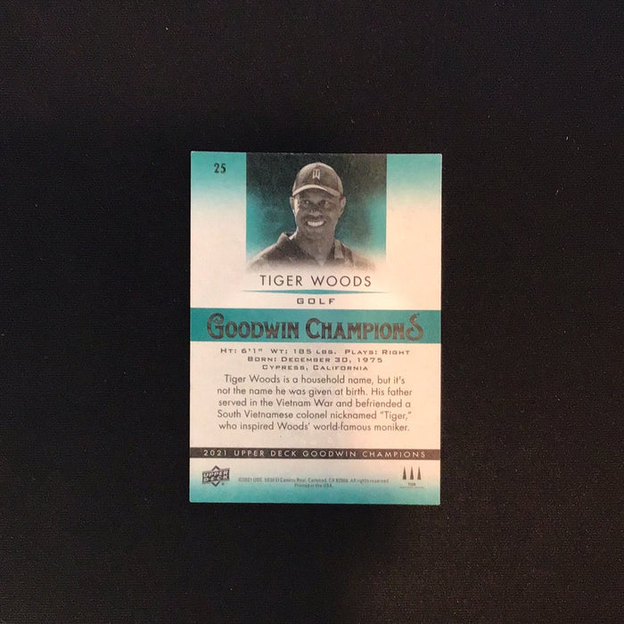 2021 Upper Deck Goodwin Champions #25 Tiger Woods
