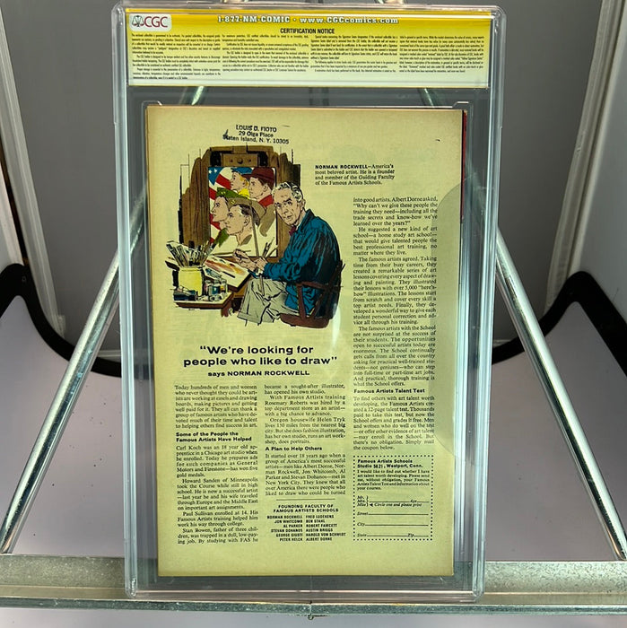 Avengers 47 (1967) 9.2 CGC Signature Series Stan Lee