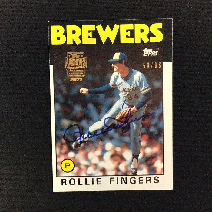 2016 Topps Archives Signature Series Rollie Fingers #185 Rollie Fingers