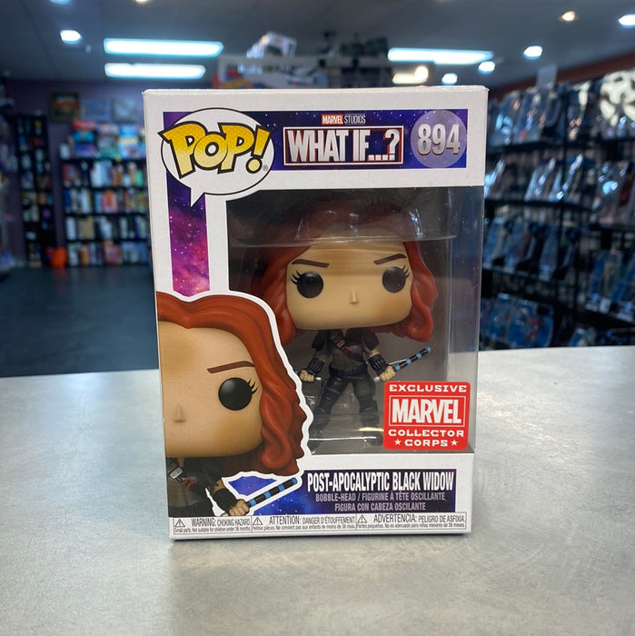 POP Marvel: What If...? - Post-Apocalyptic Black Widow [Marvel Collector Corps Excl]