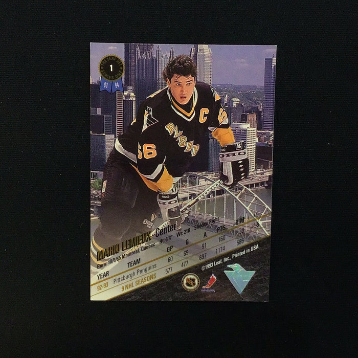 1993 Leaf Chicago National #1 Mario Lemieux