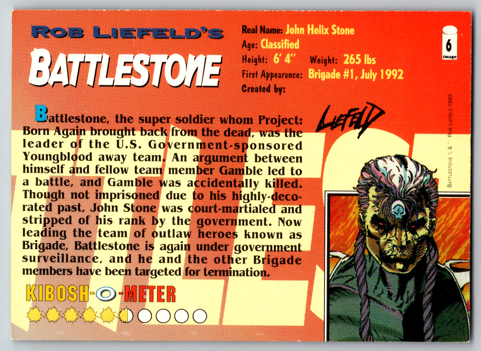 1993 Wizard Battlestone #6