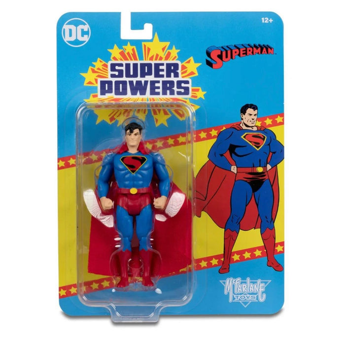 Superman (Fleischer Variant) - DC Super Powers Wave 8 (4-Inch Scale Action Figures)