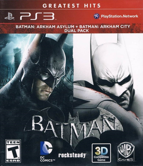 Batman: Arkham Asylum and Batman: Arkham City Dual Pack